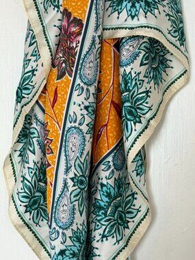 Zara Satin Feel Scarf Multi-Use Top Hair Accessory